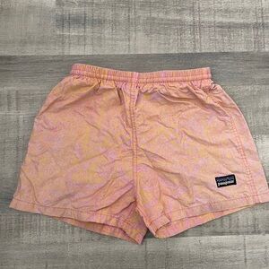 Patagonia Vibrant Pink and Yellow Shorts